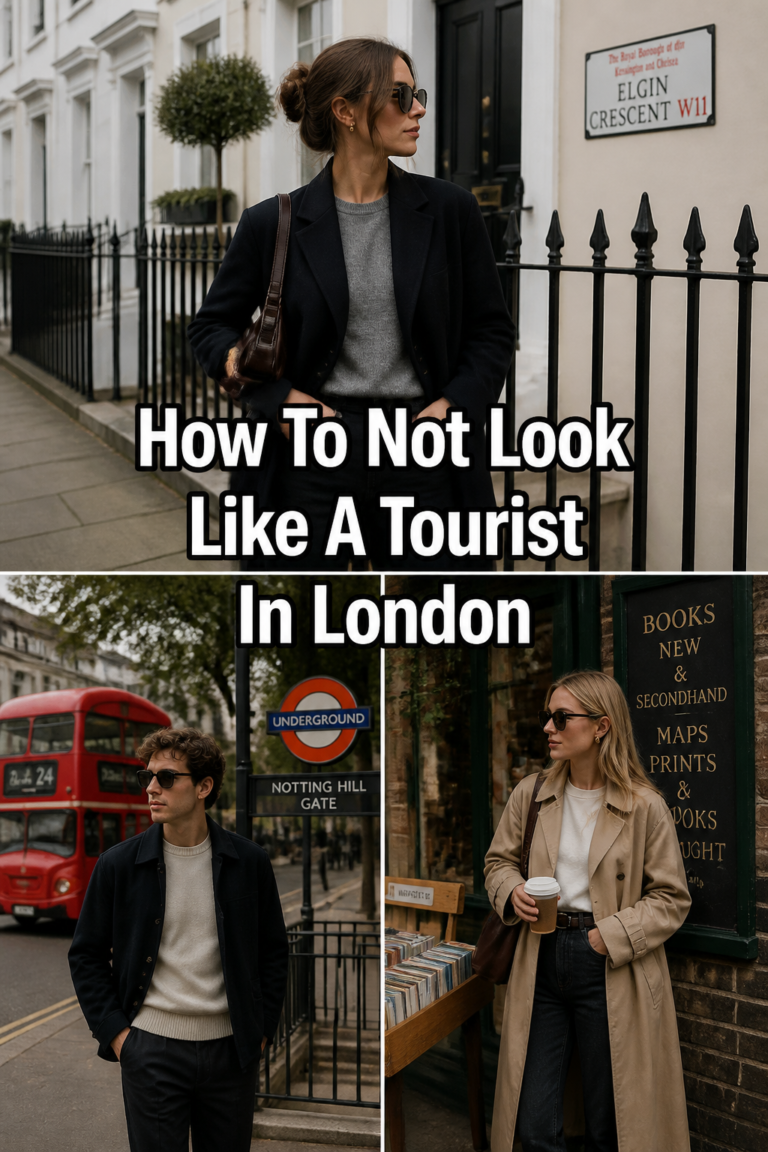 How To Not Look Like A Tourist In London