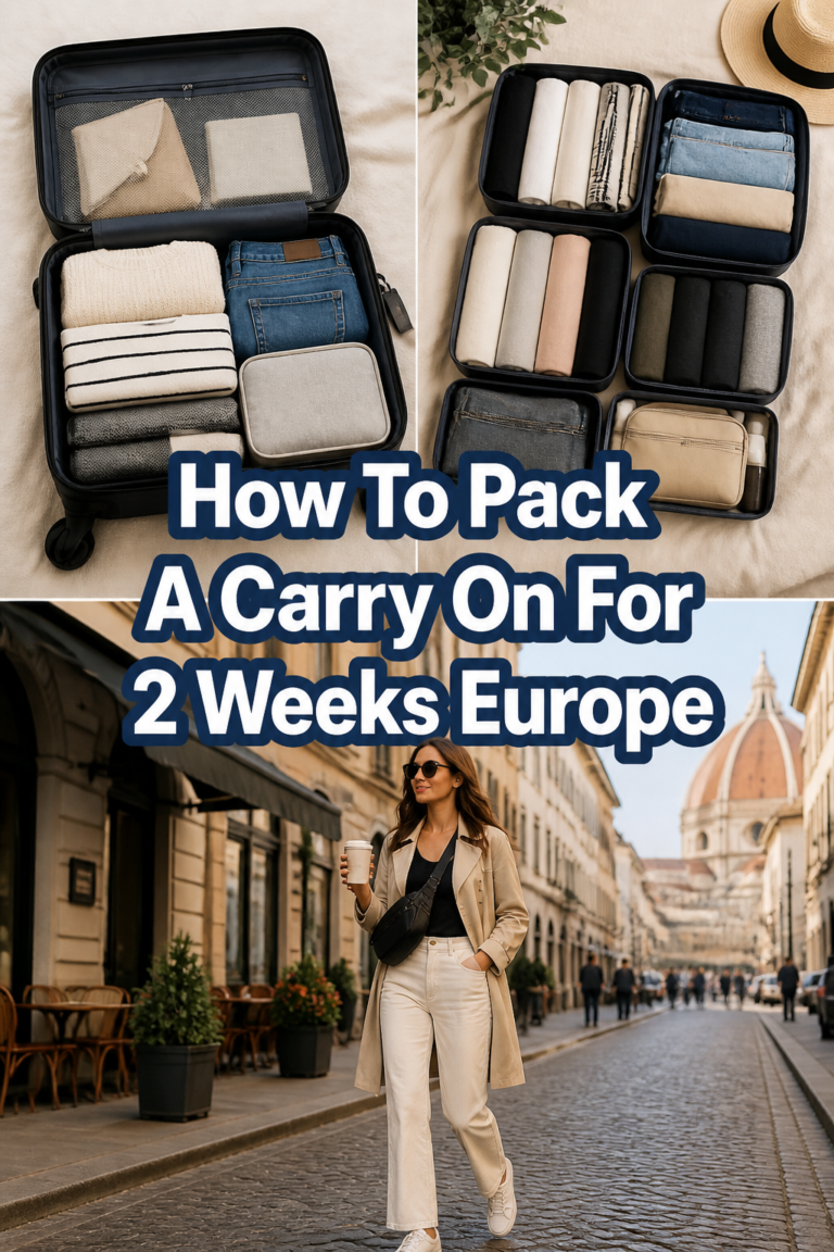 🎒 How To Pack A Carry On For 2 Weeks Europe