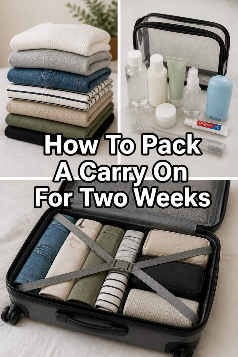 🎒 How To Pack A Carry On For Two Weeks