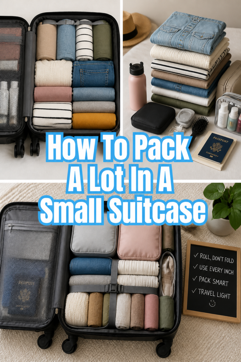 🧳 How To Pack A Lot In A Small Suitcase