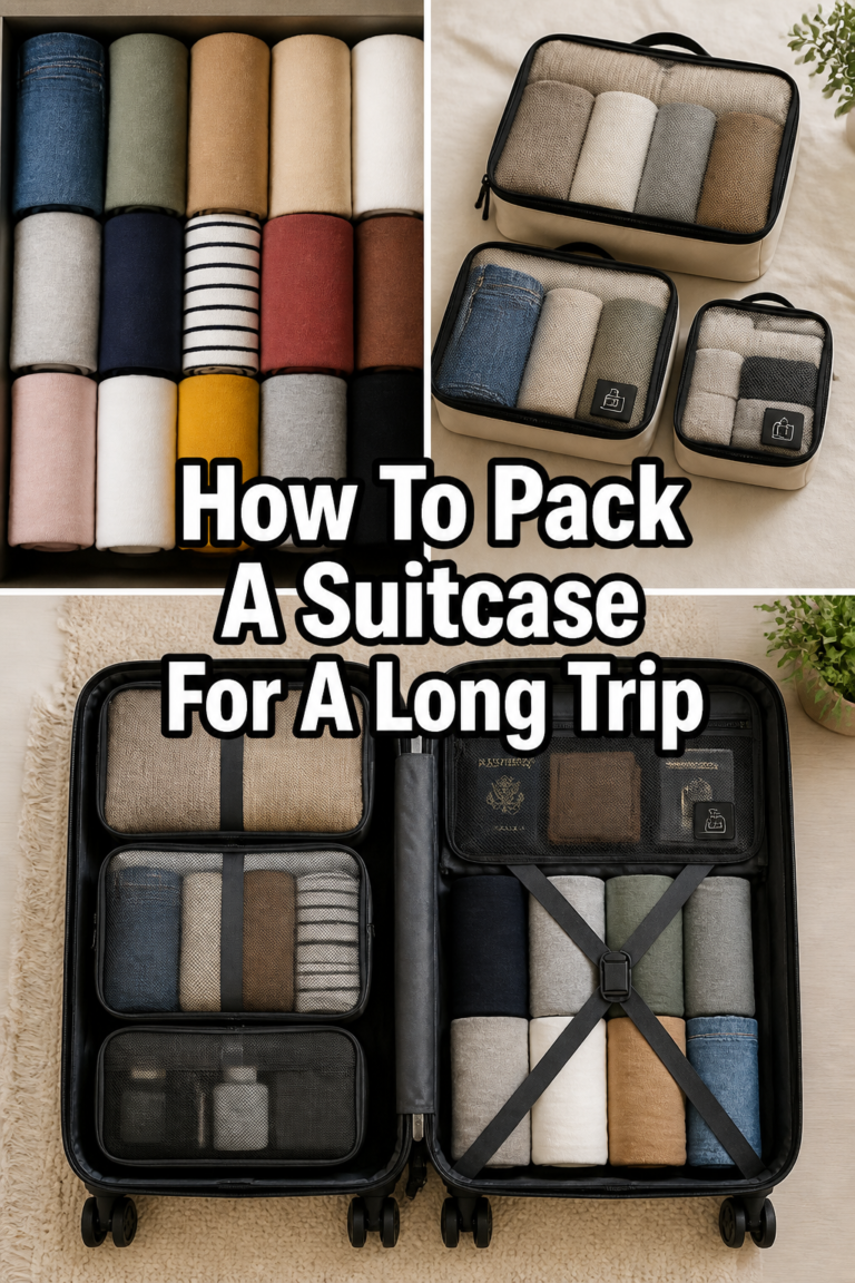 How To Pack A Suitcase For A Long Trip