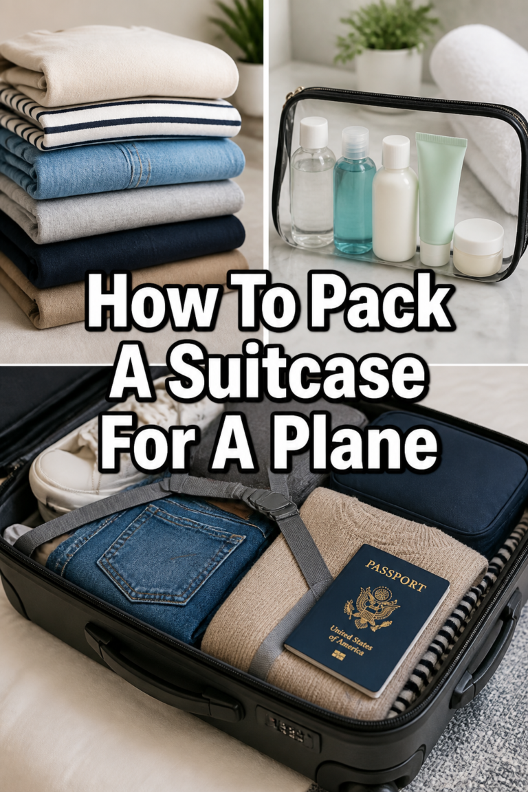 ✈️ How To Pack A Suitcase For A Plane