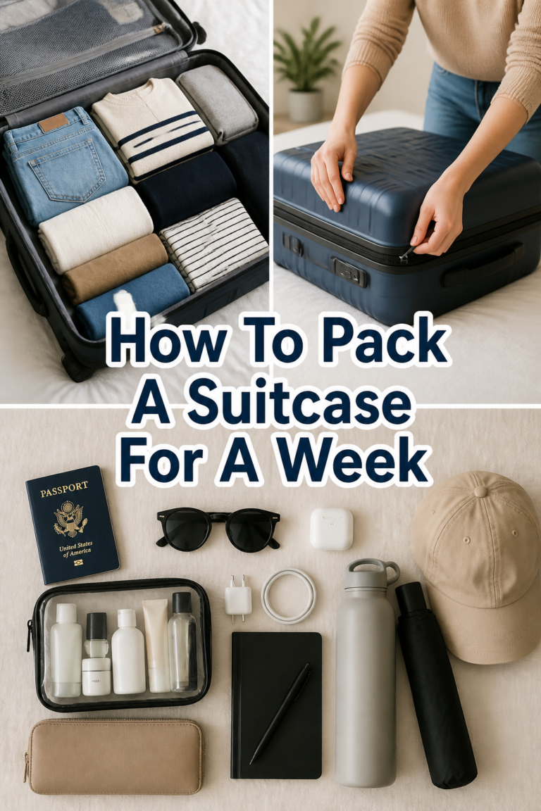 🧳 How To Pack A Suitcase For A Week