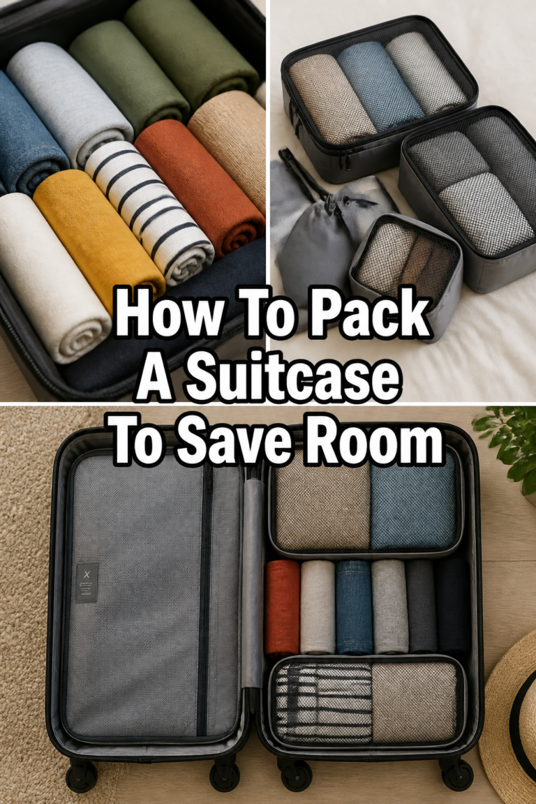 How To Pack A Suitcase To Save Room