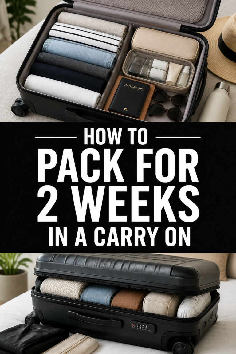 🧳 How To Pack For 2 Weeks In A Carry On