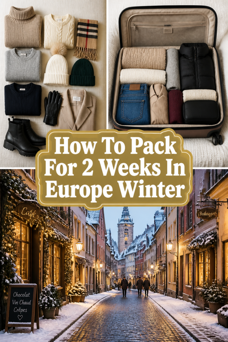 ❄️ How To Pack For 2 Weeks In Europe Winter
