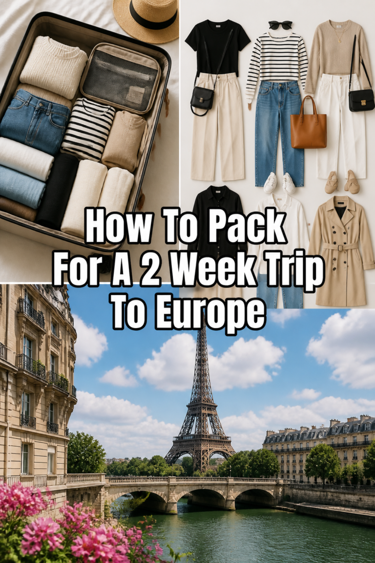 ✈️ How To Pack For A 2 Week Trip To Europe