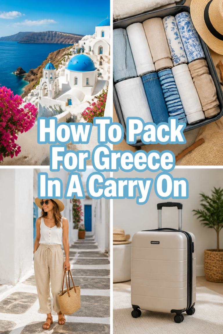 🇬🇷 How To Pack For Greece In A Carry On