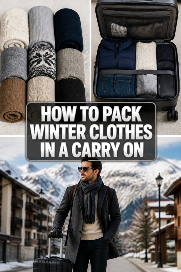 ❄️ How To Pack Winter Clothes In A Carry On