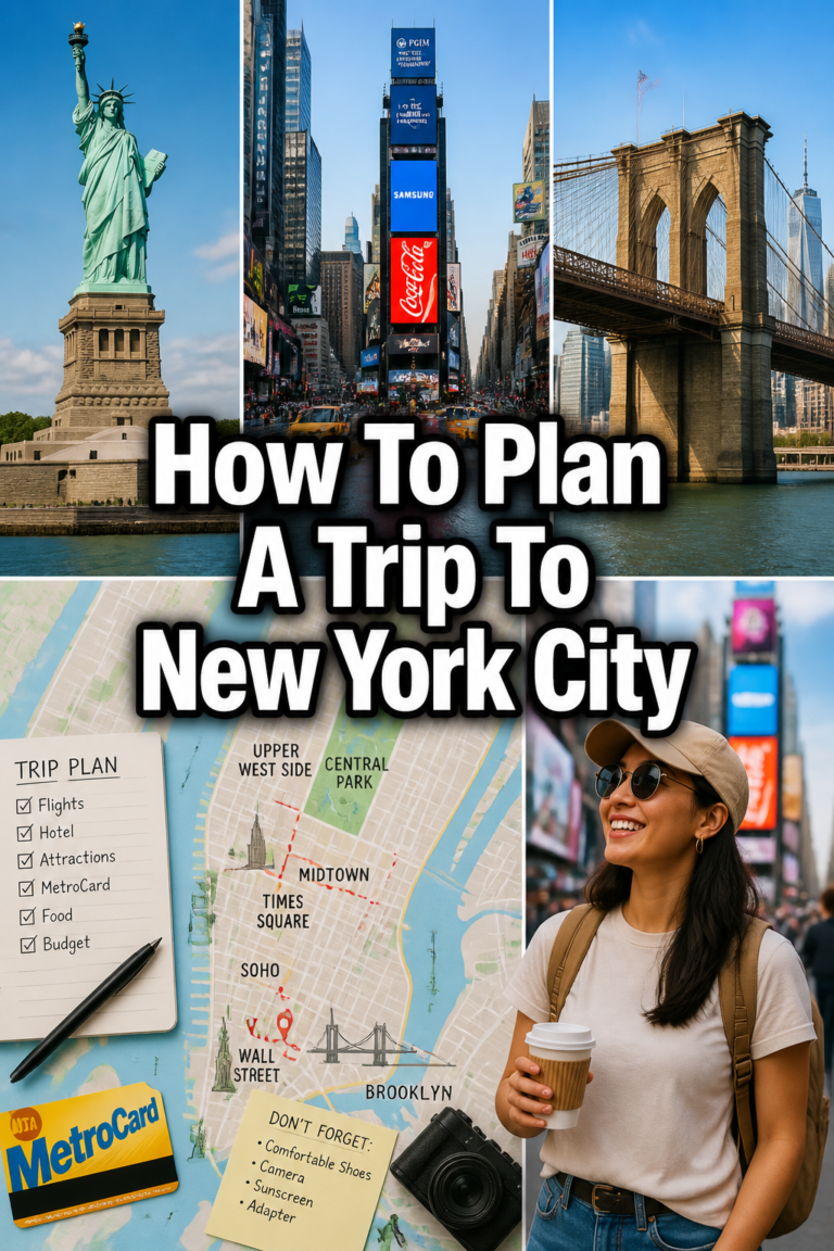 🚌 How To Plan A Trip To New York City