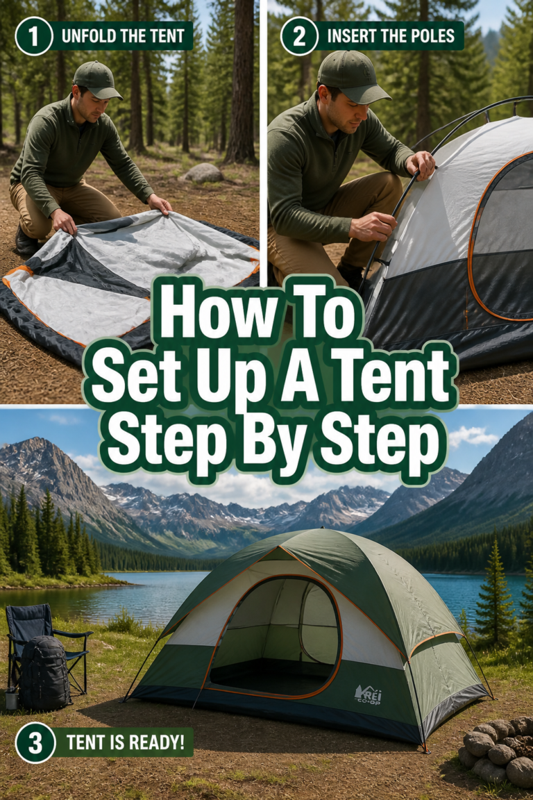 ⛺ How To Set Up A Tent Step By Step