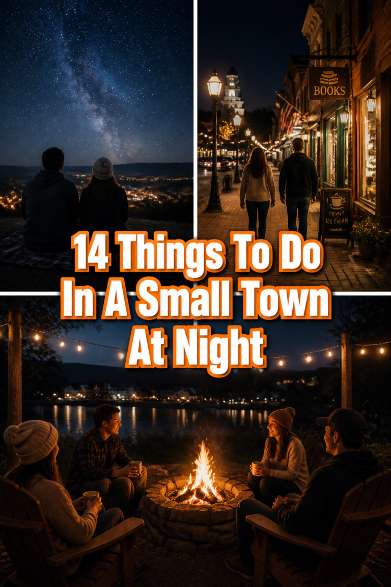 ✨ 14 Things To Do In A Small Town At Night