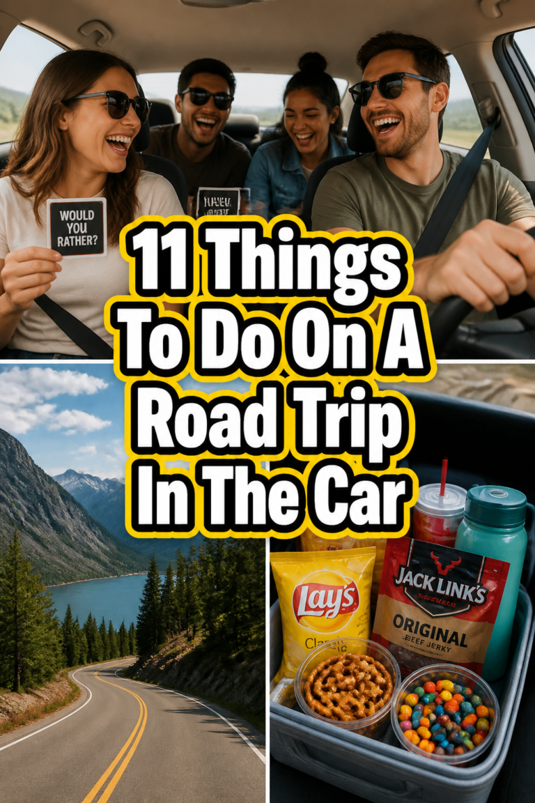 🚗 11 Things To Do On A Road Trip In The Car