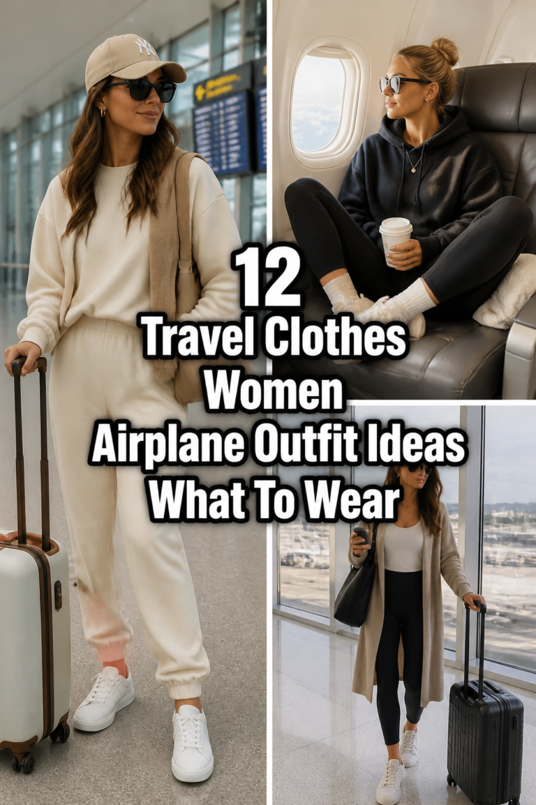 ✈️ 12 Travel Clothes Women Airplane Outfit Ideas What To Wear