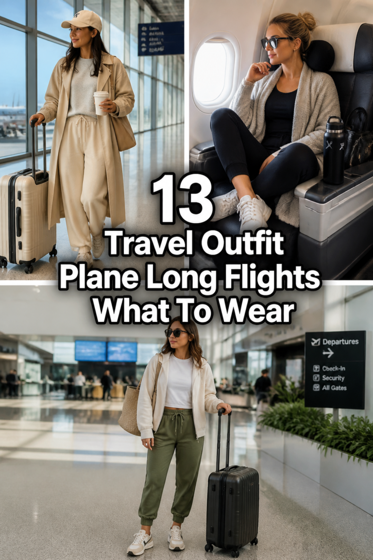 ✈️ 13 Travel Outfit Plane Long Flights What To Wear