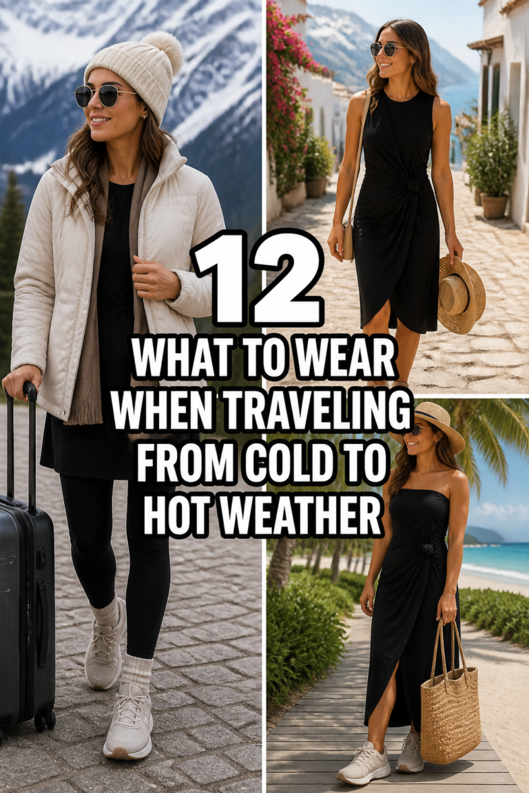 ✈️ 12 What To Wear When Traveling From Cold To Hot Weather