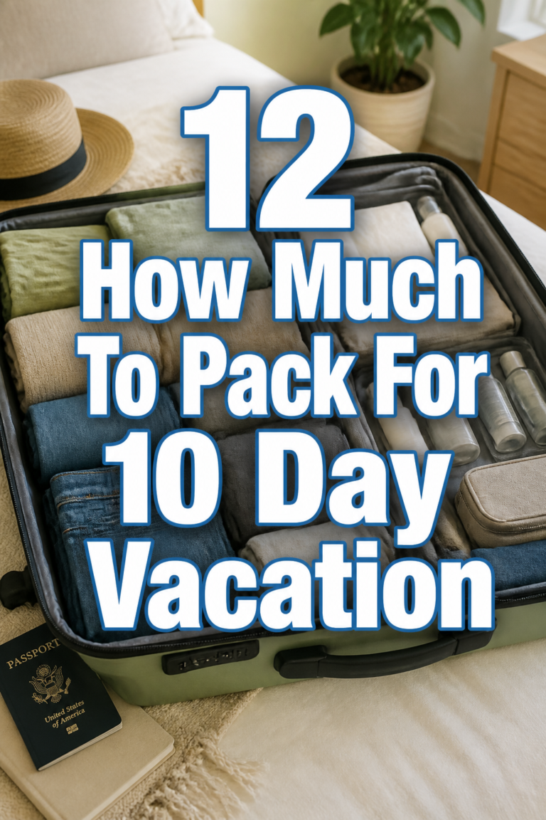🧳 12 How Much To Pack For 10 Day Vacation