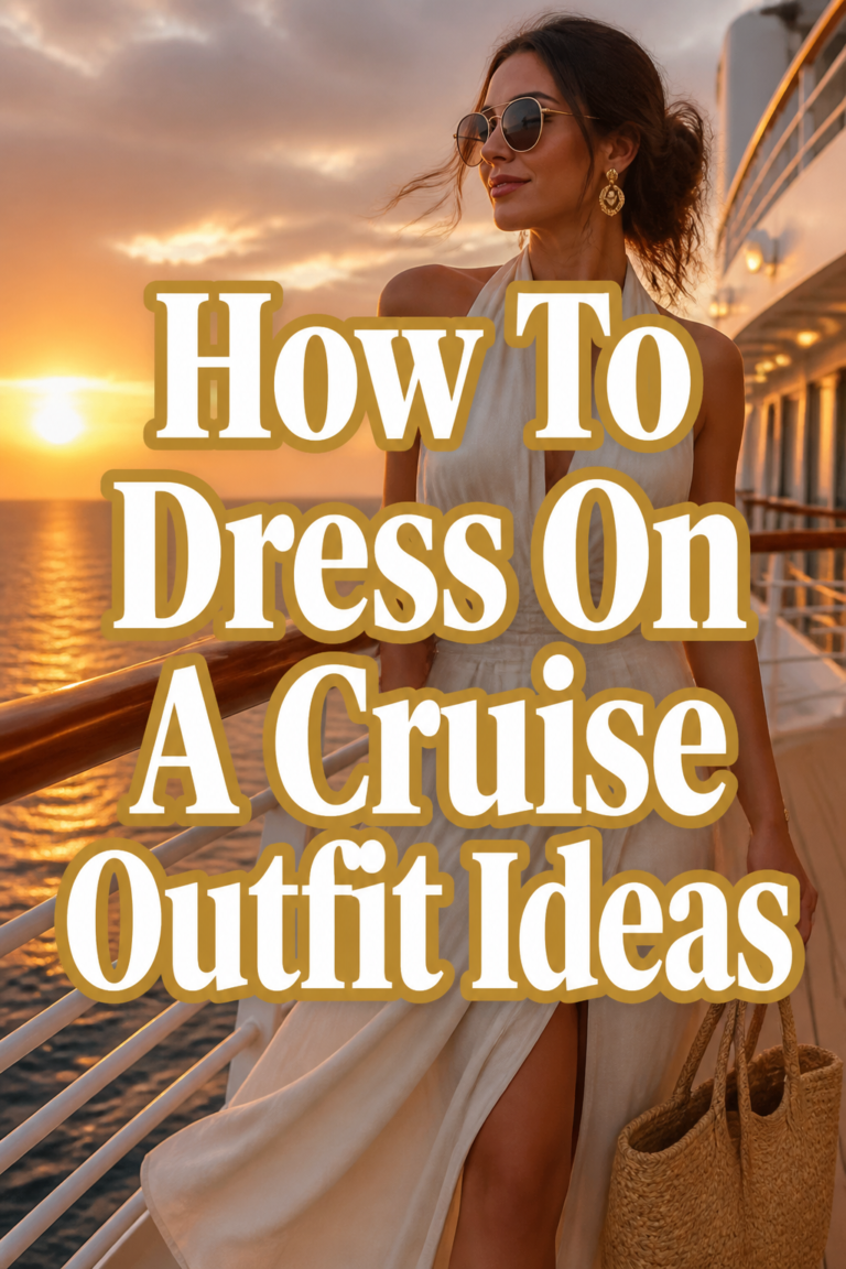🚢 How To Dress On A Cruise Outfit Ideas