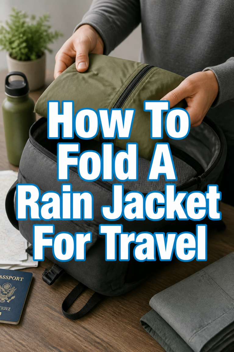 ☔ How To Fold A Rain Jacket For Travel