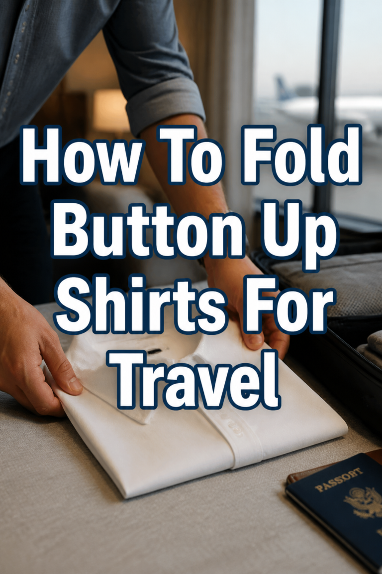 ✈️ How To Fold Button Up Shirts For Travel