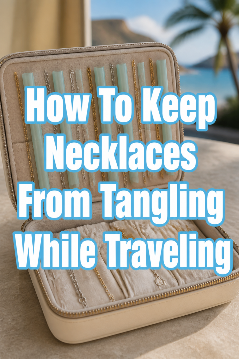 🏖 How To Keep Necklaces From Tangling While Traveling