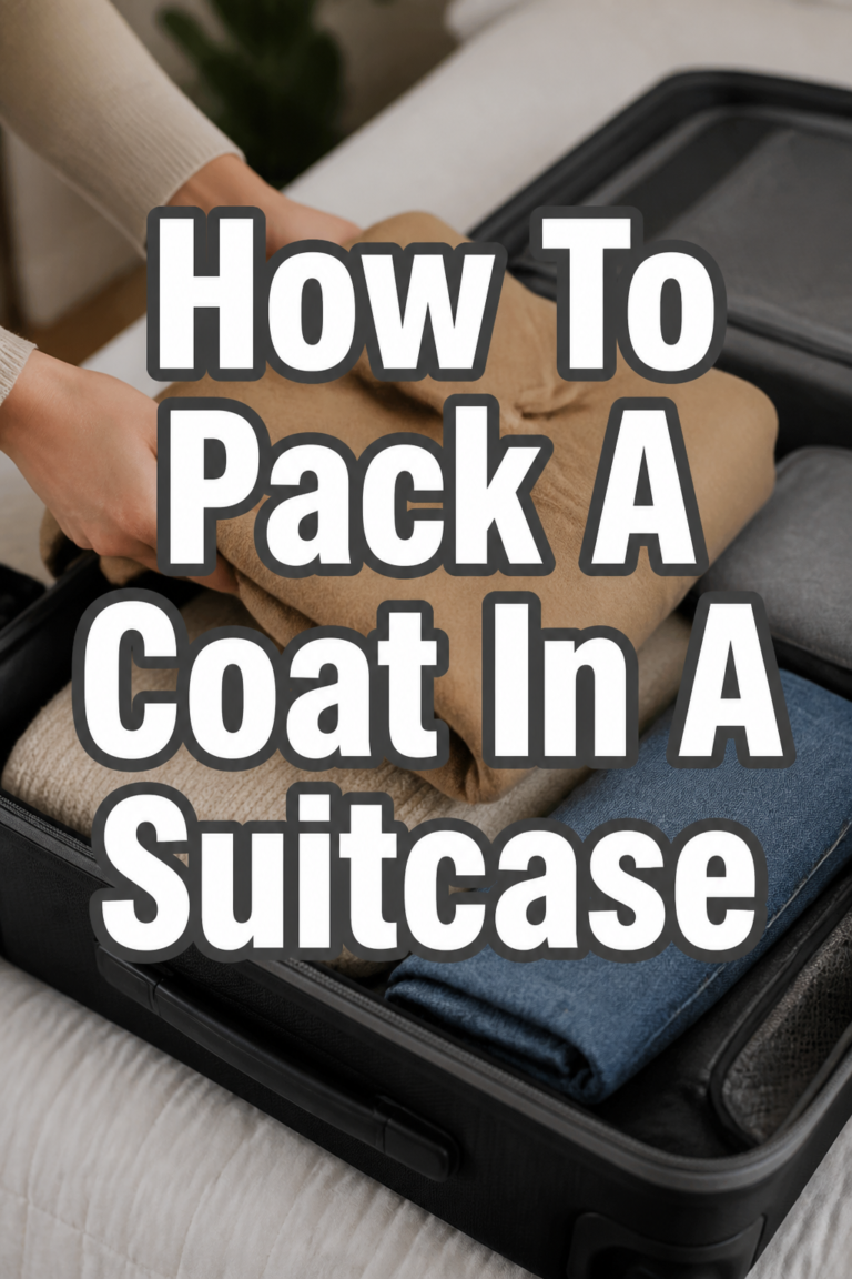 🧥 How To Pack A Coat In A Suitcase