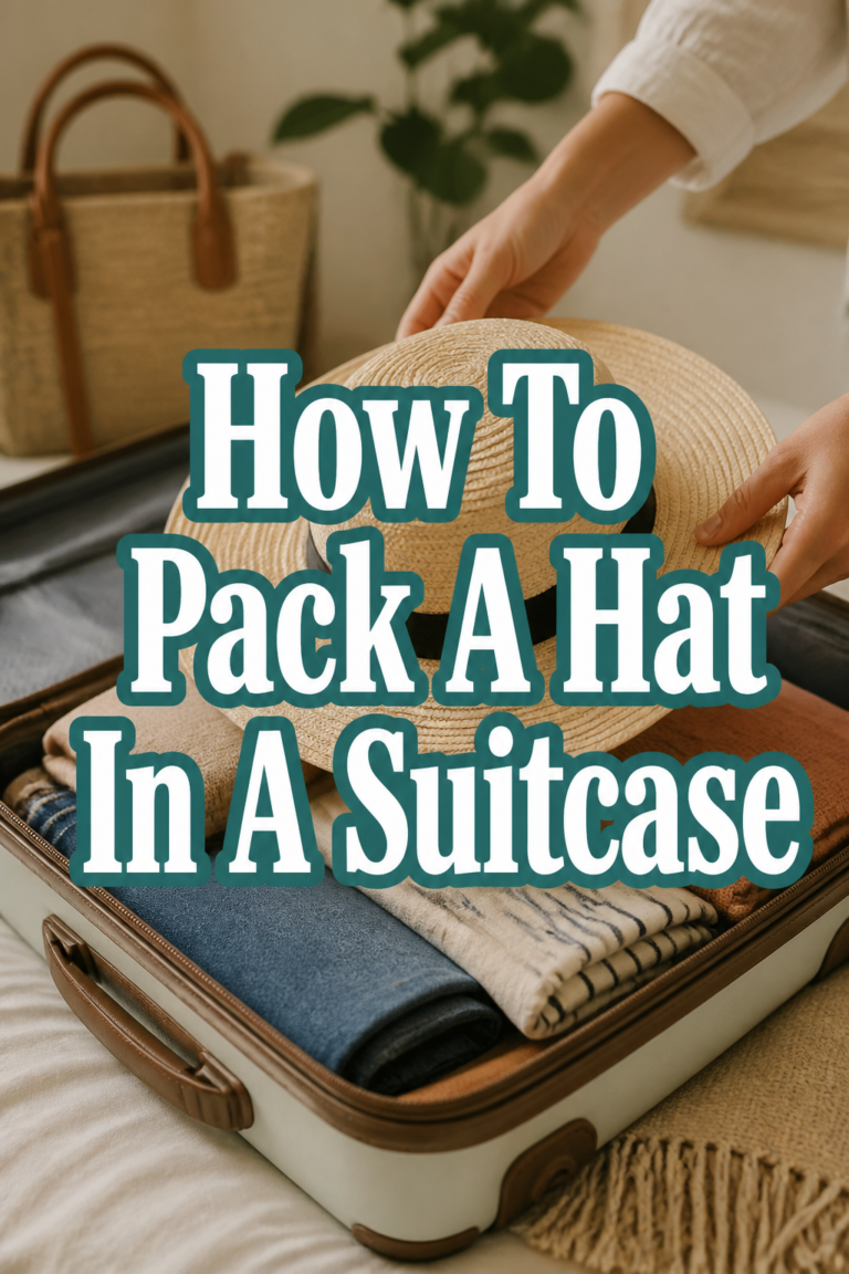 👒 How To Pack A Hat In A Suitcase