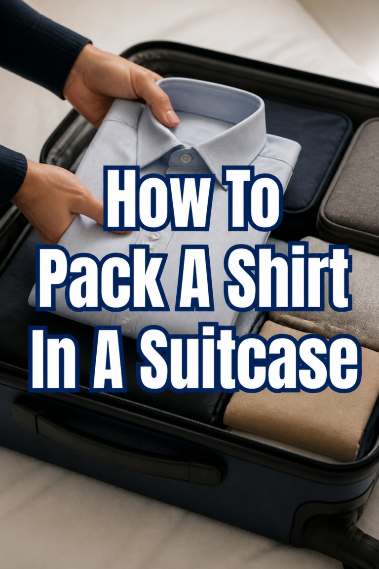 👔 How To Pack A Shirt In A Suitcase