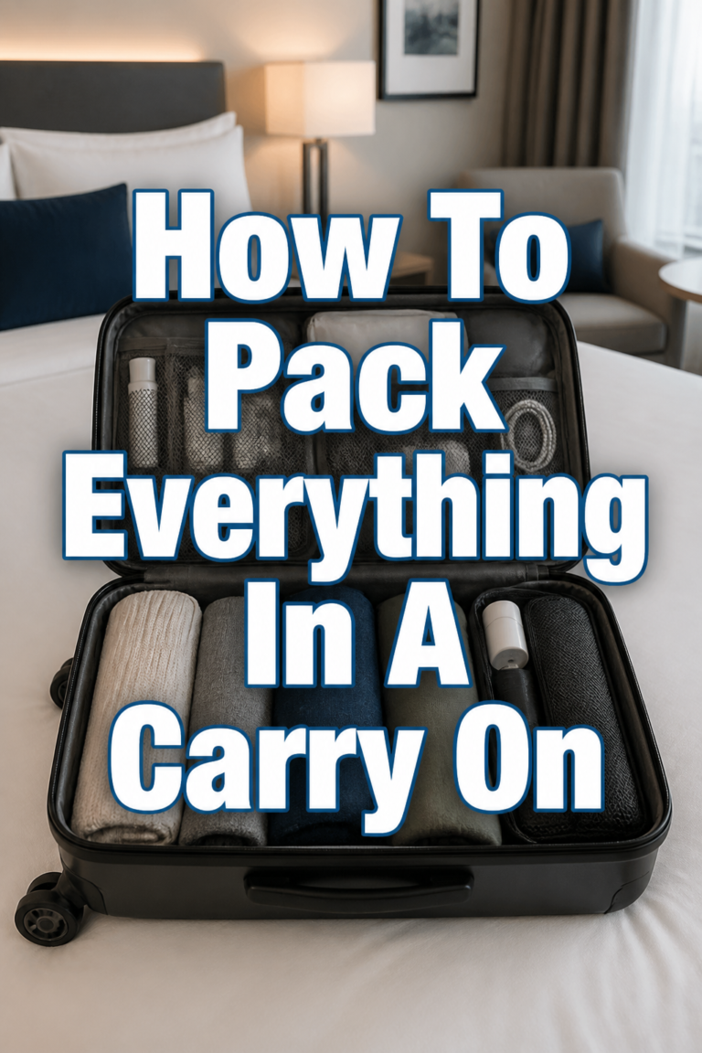 🧳 How To Pack Everything In A Carry On