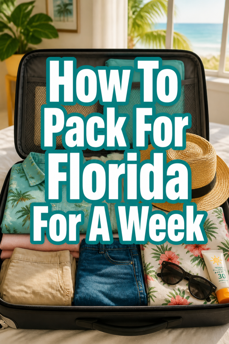 ☀️ How To Pack For Florida For A Week