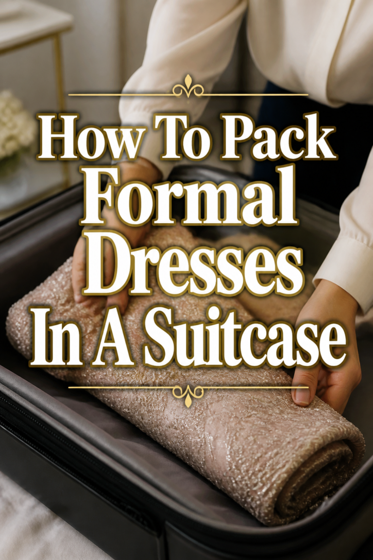 👗 How To Pack Formal Dresses In A Suitcase