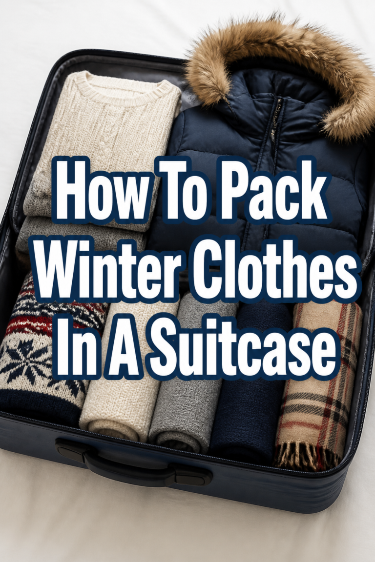 ❄️ How To Pack Winter Clothes In A Suitcase