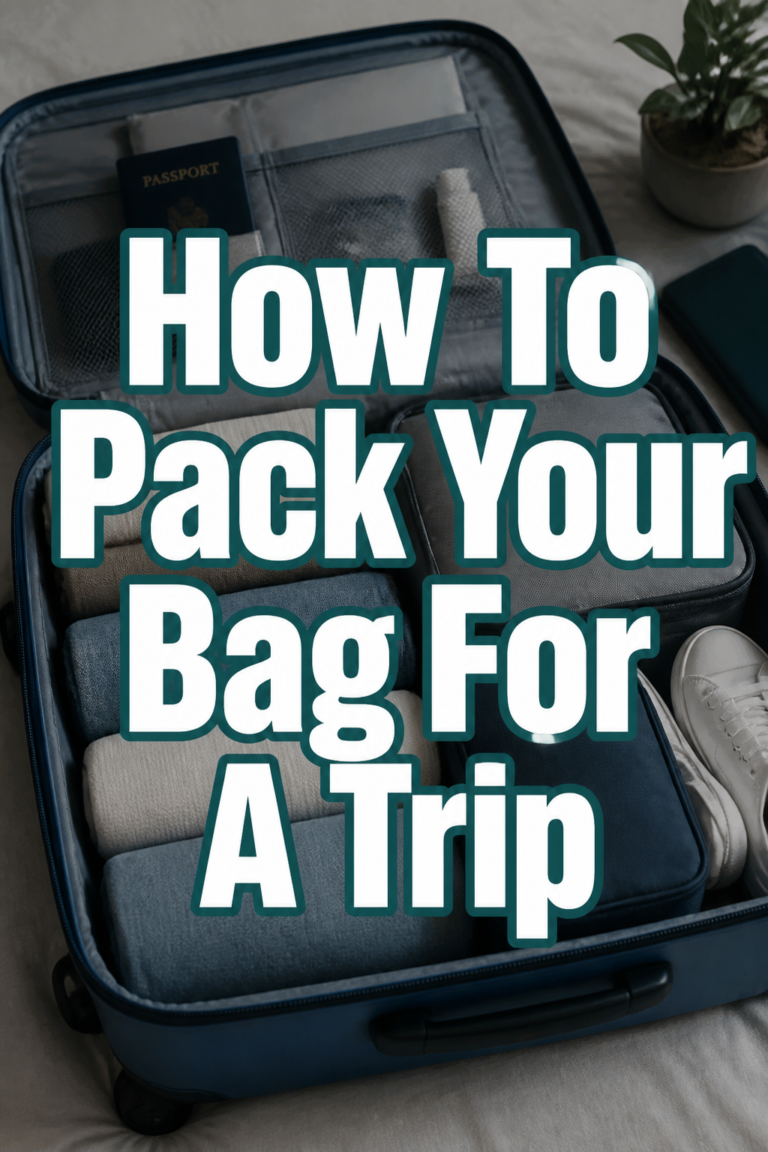🎒 How To Pack Your Bag For A Trip