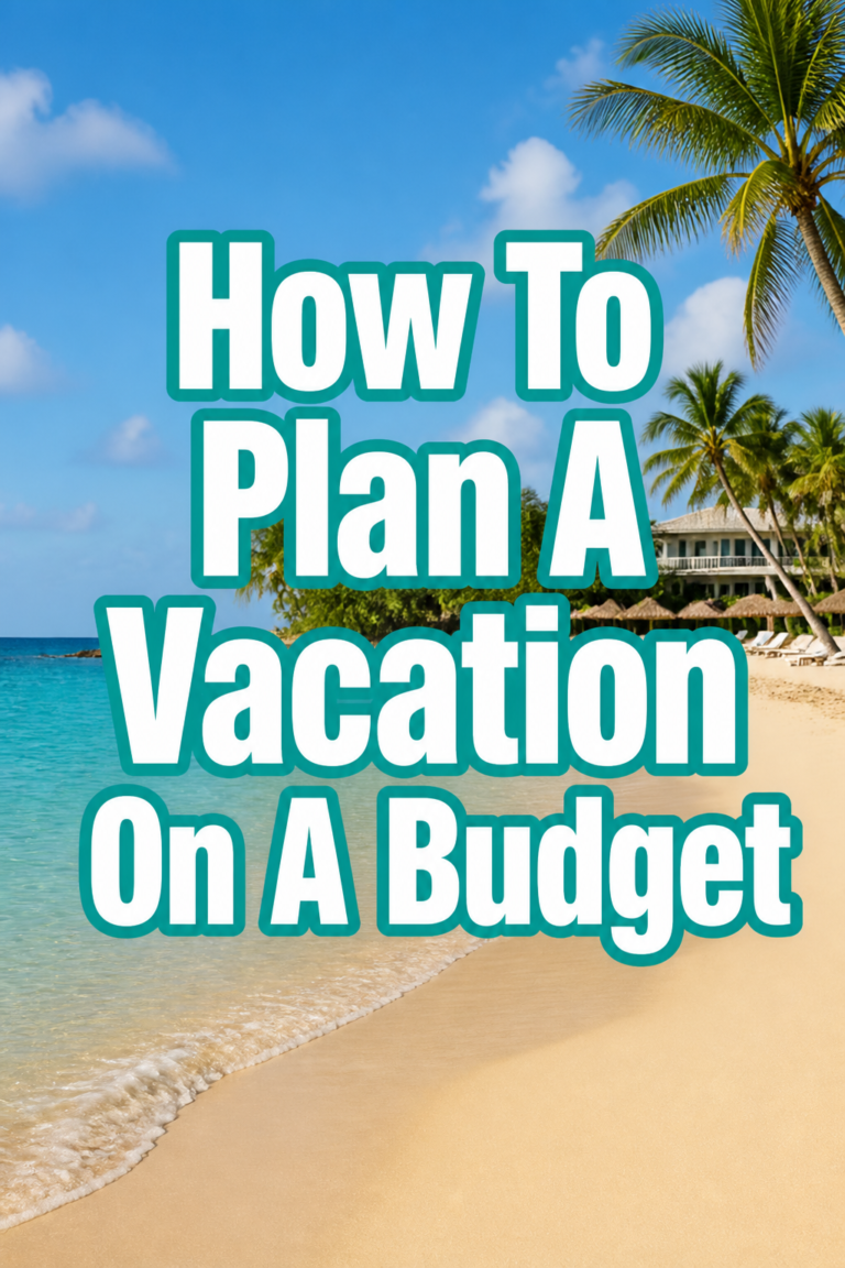 ✈️ How To Plan A Vacation On A Budget