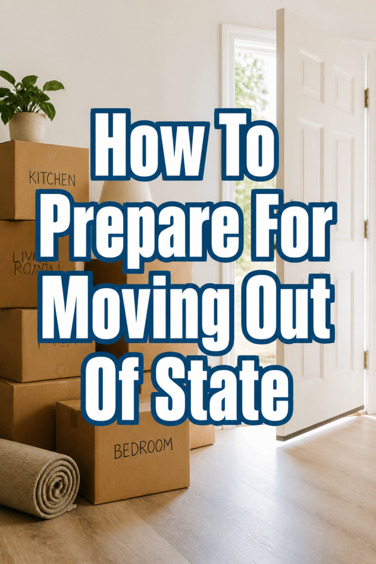 🗺️ How To Prepare For Moving Out Of State