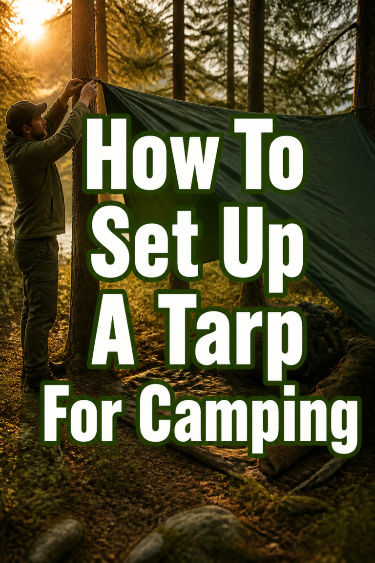 🏕️ How To Set Up A Tarp For Camping