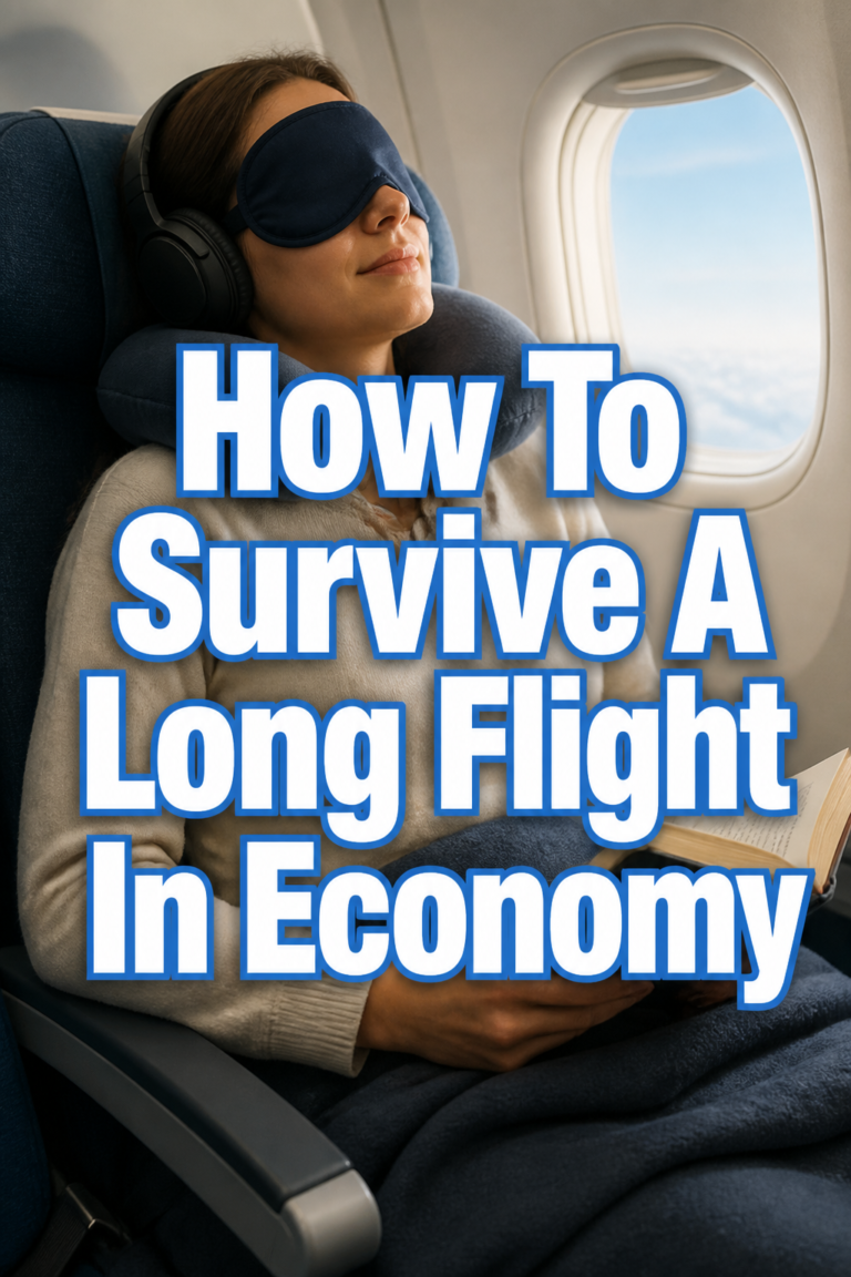 🏖 How To Survive A Long Flight In Economy