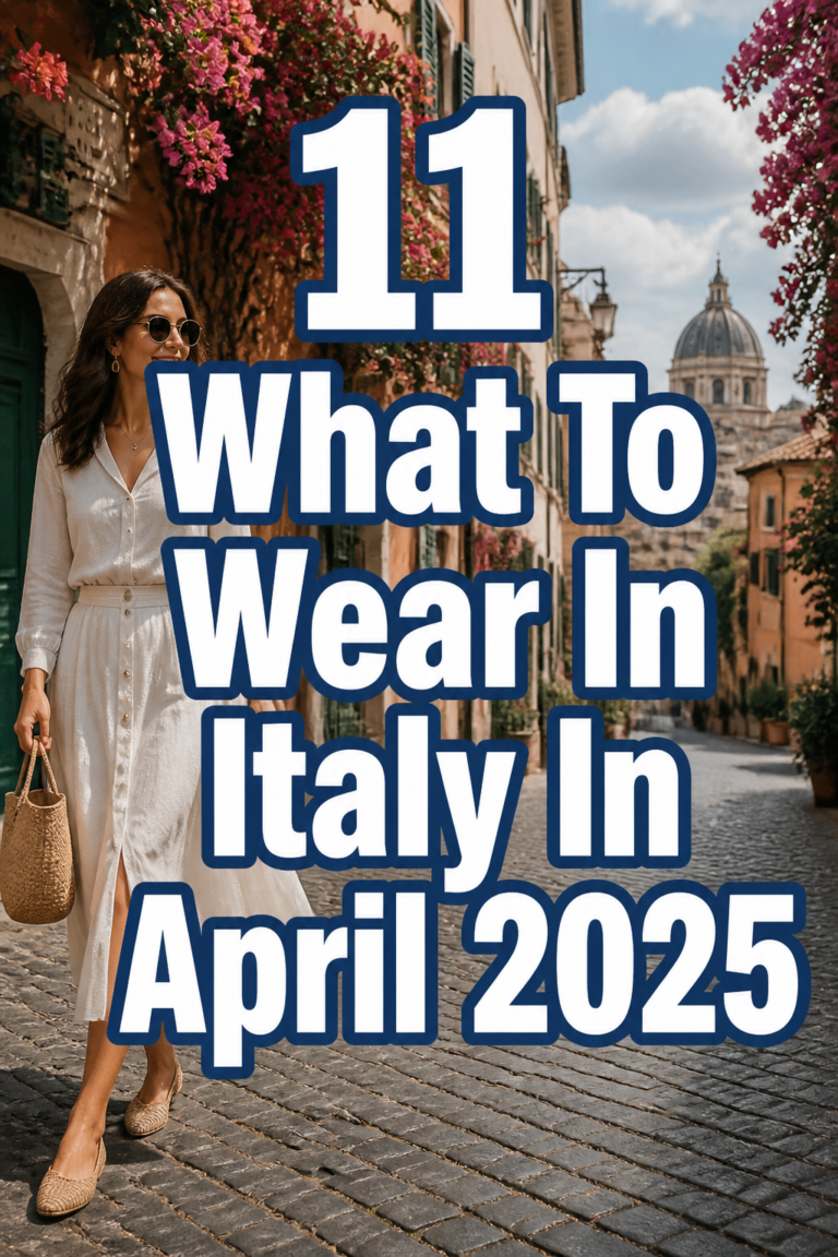 🇮🇹 11 What To Wear In Italy In April 2025
