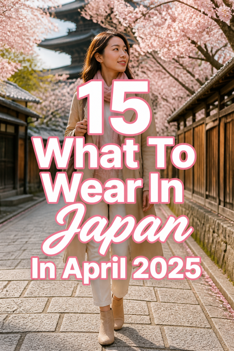 🌸 15 What To Wear In Japan In April 2025