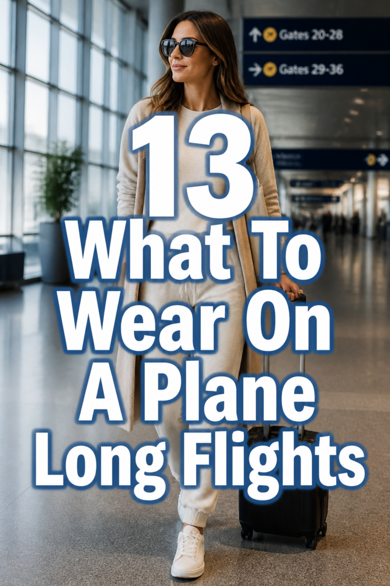 ✈️ 13 What To Wear On A Plane Long Flights