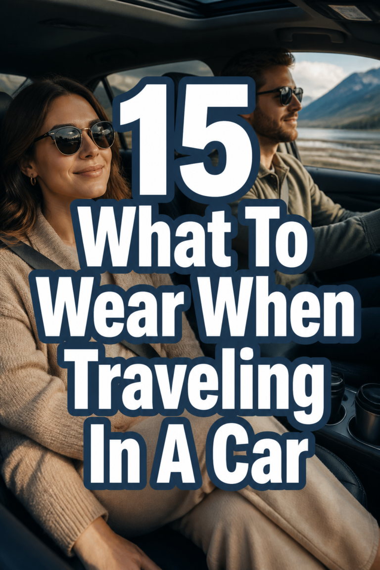 🚗 15 What To Wear When Traveling In A Car